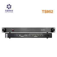 linsn ts952 full color 4 network port sending box supports full color display and can be controlled by multiple cascades