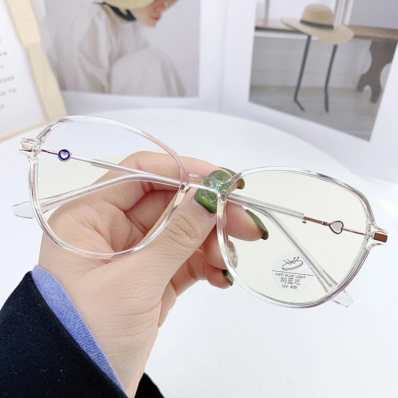 

46983 Metal Round Glasses Frame Men Women Optical Fashion Anti Blue Computer Eyeglasses