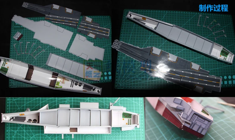 1/800 CVN65 USS Enterprise авианосец 40 см 3D Бумага модель военного корабля DIY игрушка ручной