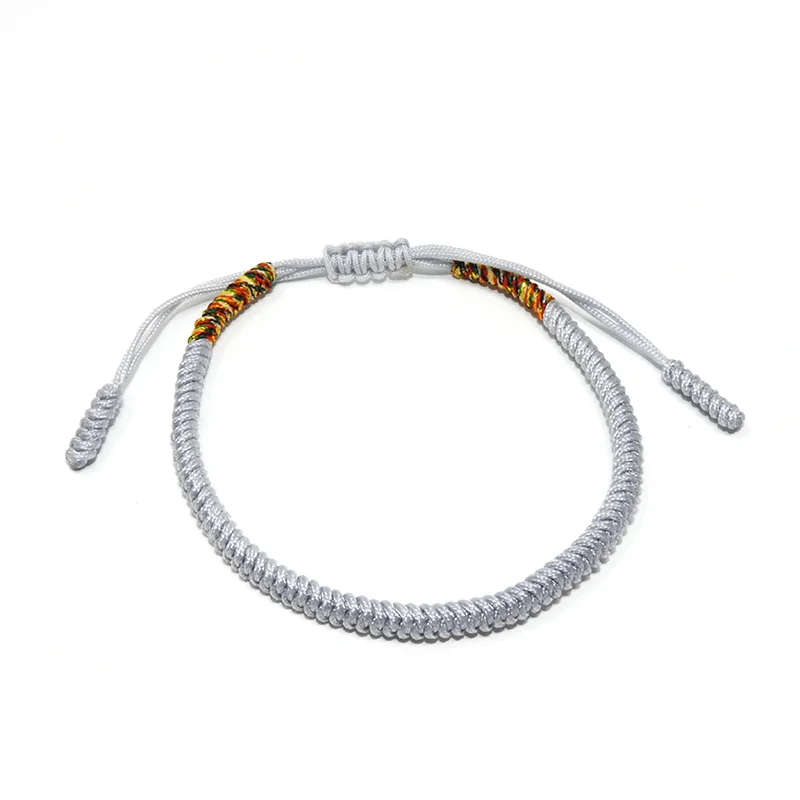 Классический Плетеный вручную Тибетский буддистский браслет с узелком