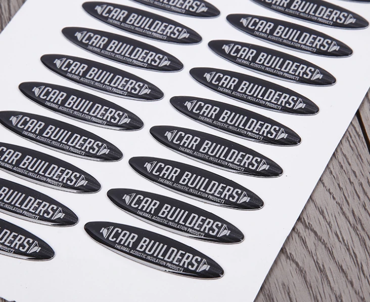 Конкурентная цена пользовательская 3D-печать этикеток из эпоксидной смолы --- XP5040 |