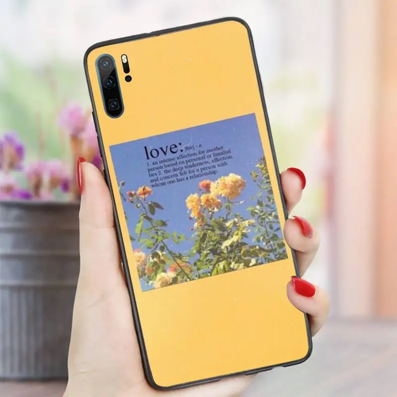 

Aesthetic vocabulary Phone Case For Huawei honor Mate P 10 20 30 40 i 9 8 pro x Lite smart 2019 nova 5t