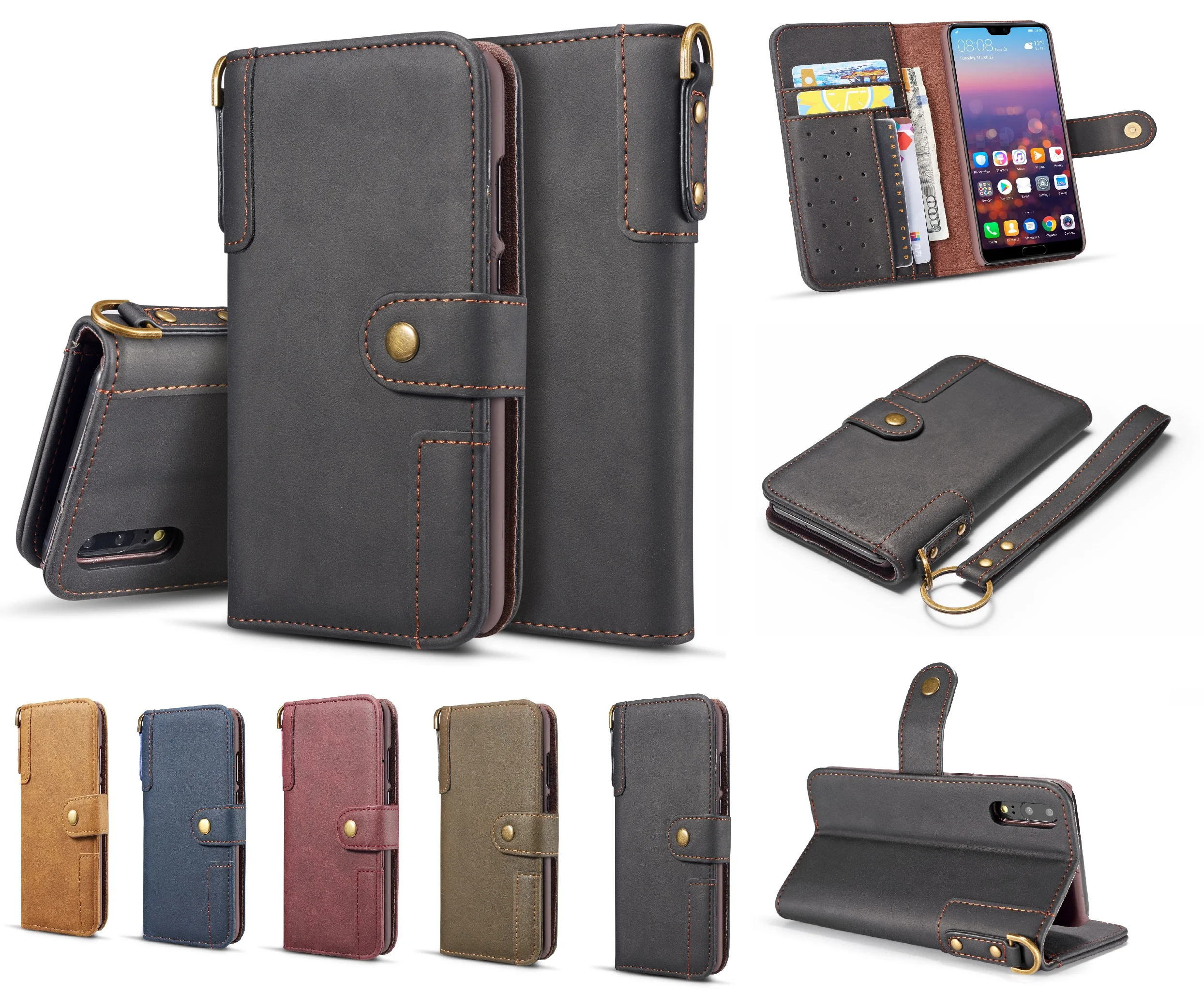 Корова Разделение кожаный чехол-книжка с бумажником для Карт Подставка чехол сo