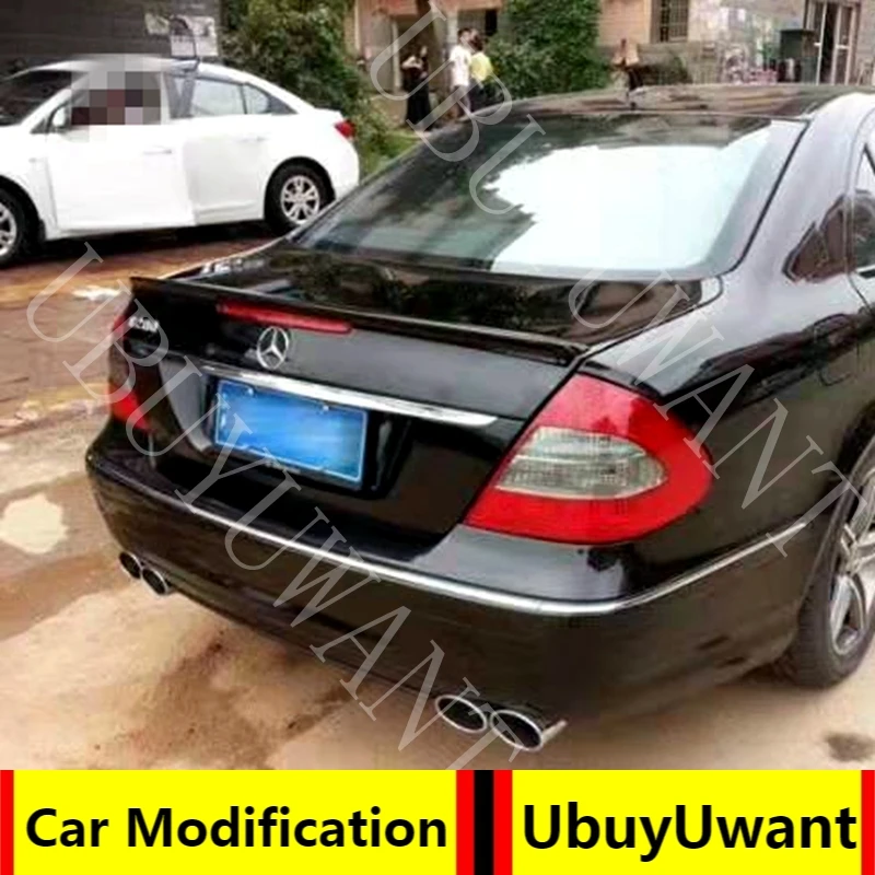 Задний спойлер из АБС-пластика для Mercedes Benz W211 E240 E260 E350 E320 E63 2005 2006 2007 2008 | Автомобили