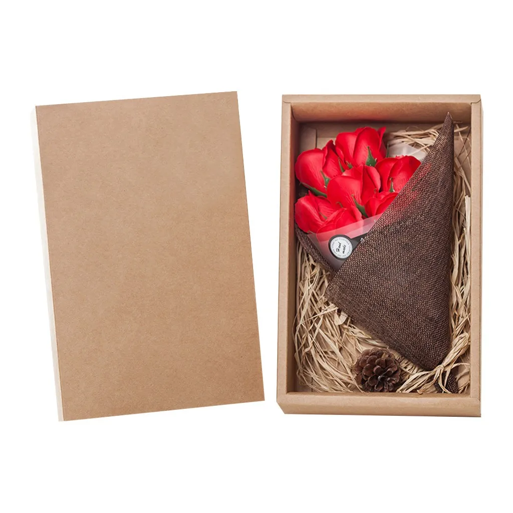 День Святого Валентина DaValentine's Day DIY мыло цветок подарок роза коробка букет