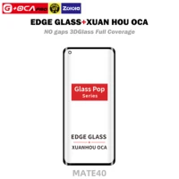 aaa front outer glass lens touch panel cover for huawei mate40 mate40pro p30pro p40pro glass lens with oca