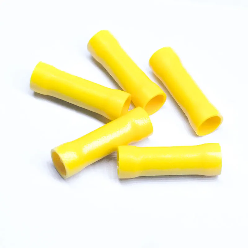 100 шт./лот BV-1.25 Соединительные клеммы Штекер Весенний Предварительно изолированный медный носовой штырь Cosse Electric Sertir Connector BV-2 BV-5.5 на.