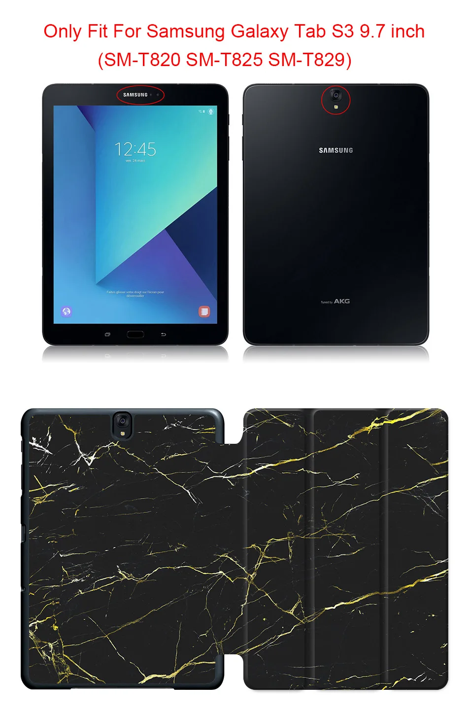 MTT Мрамор из искусственной кожи чехол для samsung Galaxy Tab S3 9,7 ''SM-T820 SM-T825 SM-T829 с магнитной застежкой с функцией подставки смарт-чехол для планшета Coque