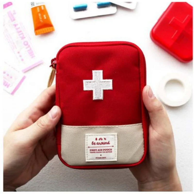 Портативная аптечка первой помощи сумка для хранения таблеток на открытом