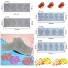 Форма для торта из мастики КоралловыйперолистБабочка Кружевной коврик силиконовый коврик для сахарной мастики инструменты для украшения торта выпечки