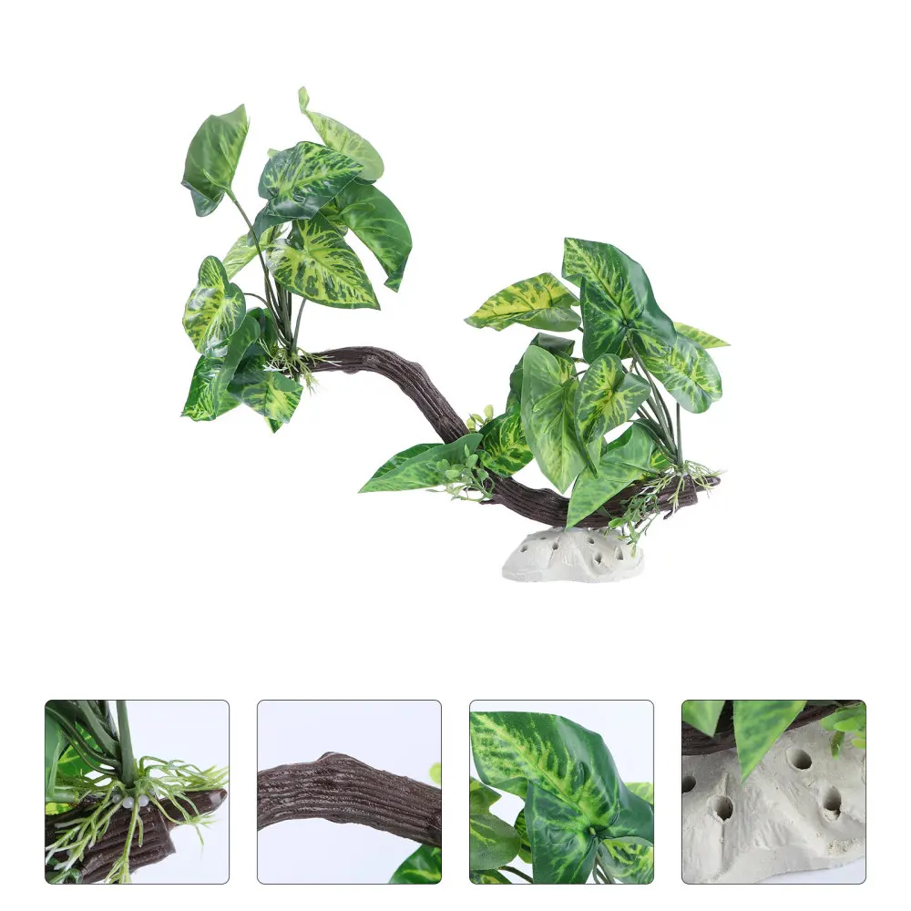 

1pc Fish Tank Underwater Adornment Fish Tank Aquatic Plant Landscape Adornment