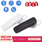 Беспроводные Bluetooth-наушники с ушным крючком, одиночные мини-наушники, гарнитура для громкой связи, стерео музыки с микрофоном для смартфонов