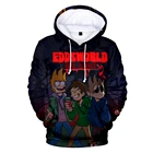 Худи Eddsworld с 3D принтом для мужчин и женщин, модная Толстовка с длинным рукавом и капюшоном, Повседневная Уличная одежда