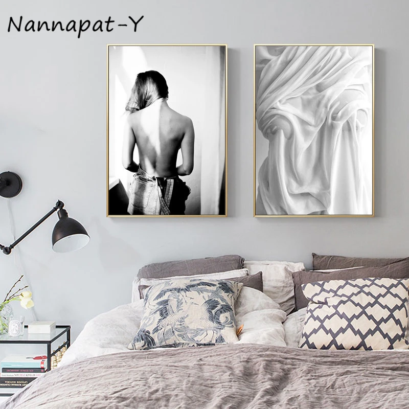Винтажная Картина на холсте с изображением сексуальной девушки | Дом и сад