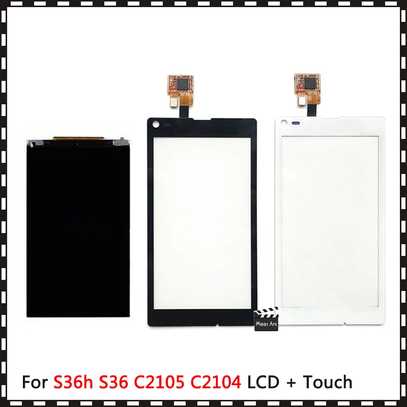 

New High Quality 4.3'' For Sony Xperia L S36h S36 C2105 C2104 Lcd Display With Touch Screen Digitizer Sensor