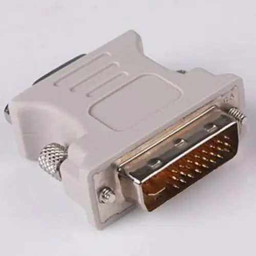 Высококачественный простой в использовании DVI DVI-I Мужской 24 + 5 Pin к VGA Женский