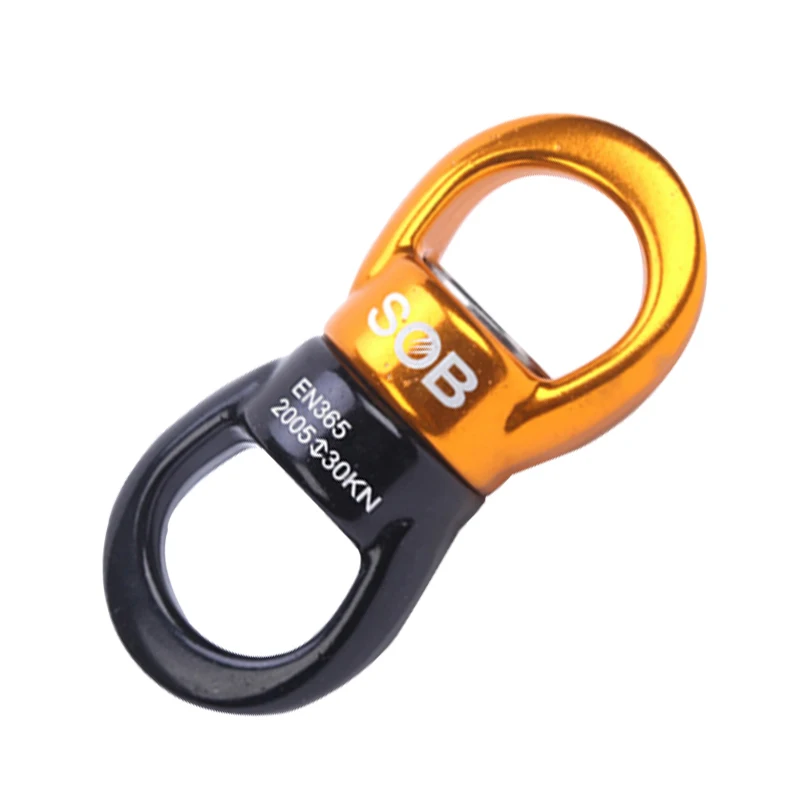 30KN Rotational Device Climbing Safety Swivel Rotator For Rock Outdoor rescue Aerial Work Rappelling Accessories | Спорт и