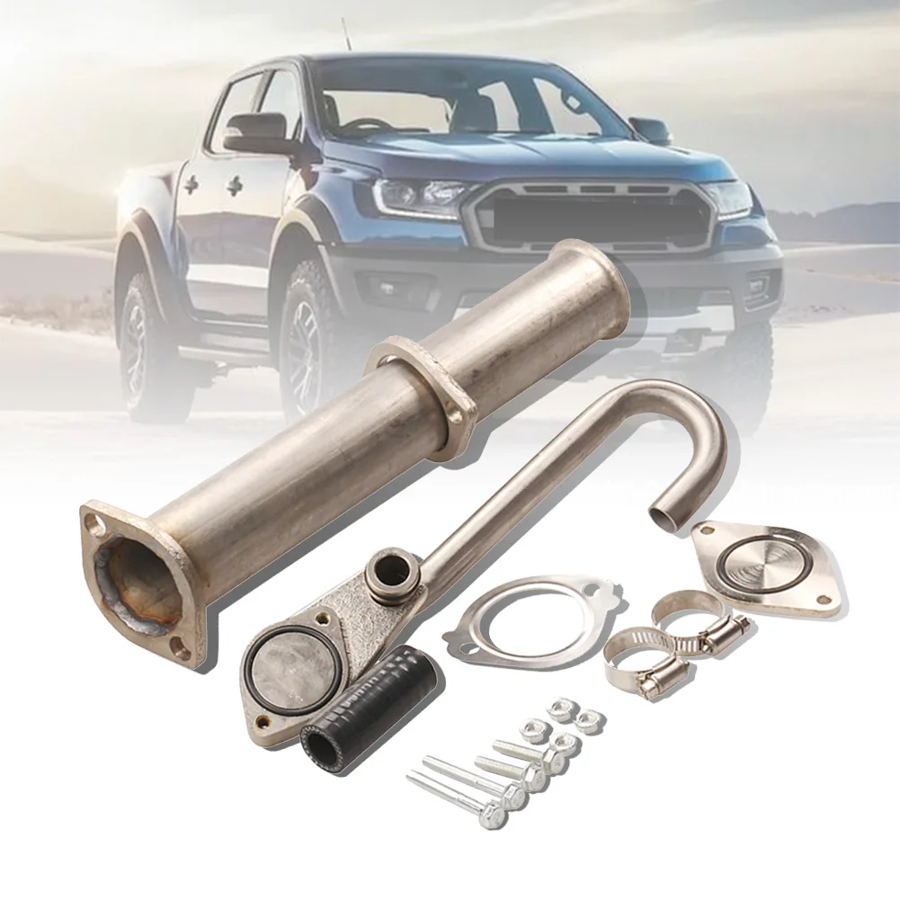 Рециркуляция EGR и удаление комплекта для 2003-2010 Ford-Powerstroke 6.0L нержавеющая сталь |