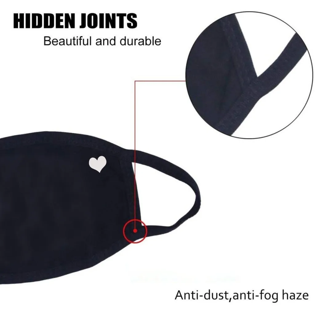 Регулируемая хлопковая Футболка с изображением маски унисекс смываемая маска