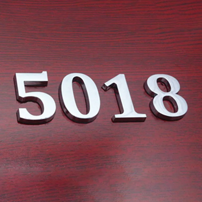 Самоклеящиеся цифры 0-9 табличка с цифрами для дома отеля YU-Home | Дом и сад