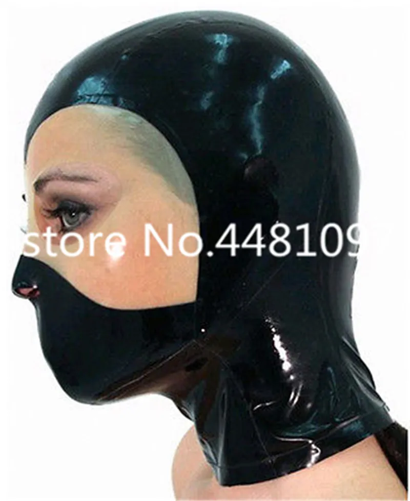 Латексная маска резиновый капюшон для вечеринки одежда костюм кошки уникальная