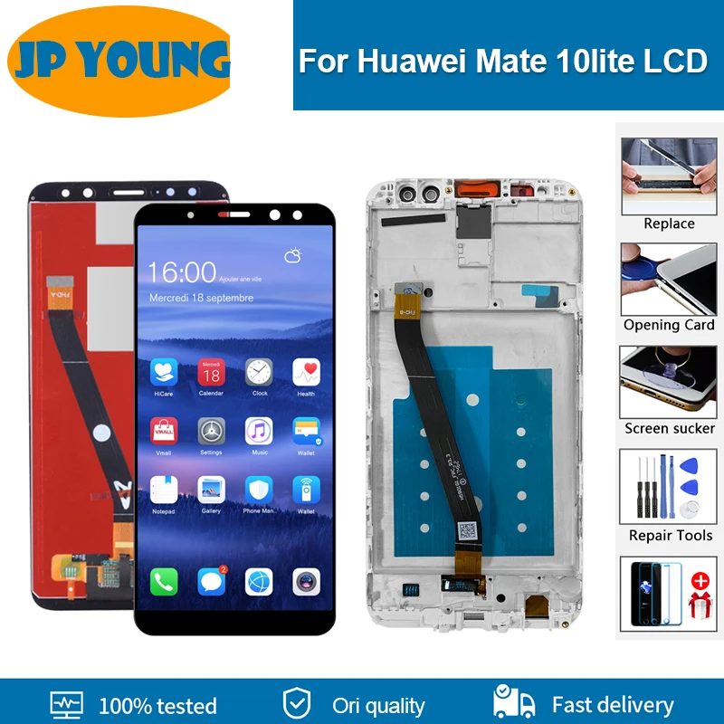 5 9 &quotОригинальный ЖК-экран для Huwei Mate 10 Lite / ЖК-дисплей сенсорный экран замена Nova 2i