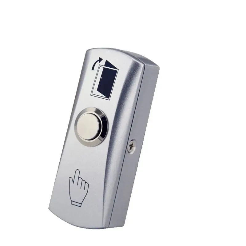 kinjoin zinc alloy gate door exit button exit switch for door access control system door push exit door release button switch free global shipping