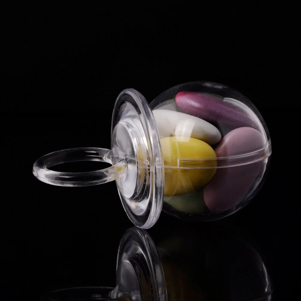 12/24 шт. пластиковые контейнеры для сахара в форме соски|Подарочные сумки и