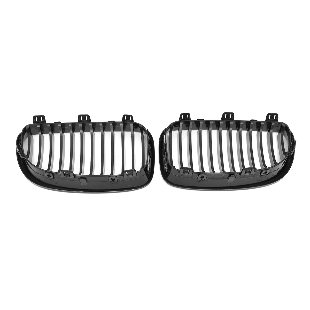 2 шт. передний бампер почечный гриль для BMW E81 E82 E87 E88 118i 125i 1 серия 2007-2013 матовый