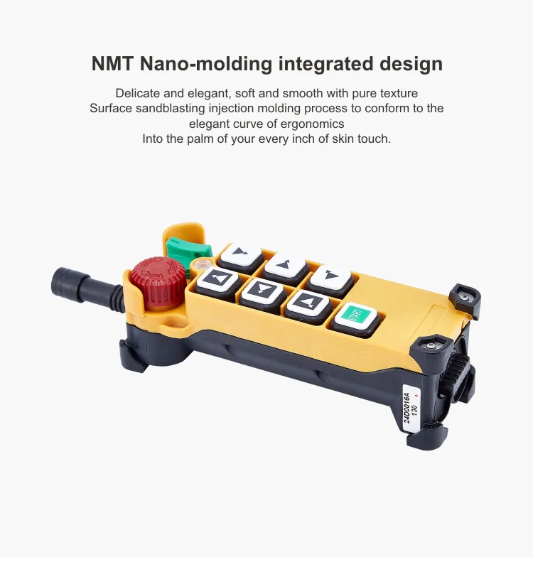 Промышленное беспроводное радио 6 двойных кнопок скорости F24-6D пульт дистанционного управления(1 передатчик+ 1 приемник) для крана