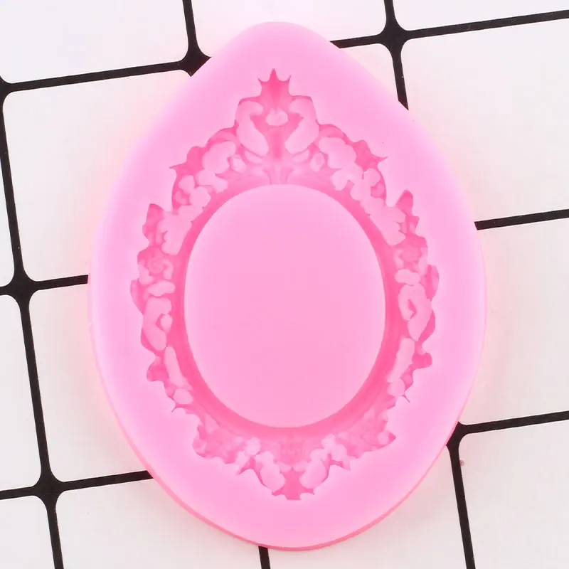 3D Frame Cake Border Silicone Molds DIY Relief Lace Cupcake Topper Fondant Decorating Tools Candy Chocolate Gumpaste Moulds | Дом и сад
