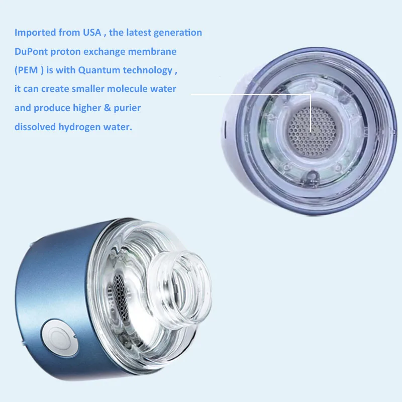 Аппарат для изготовления водородной воды 3300ppb стеклянная бутылка|Водяные