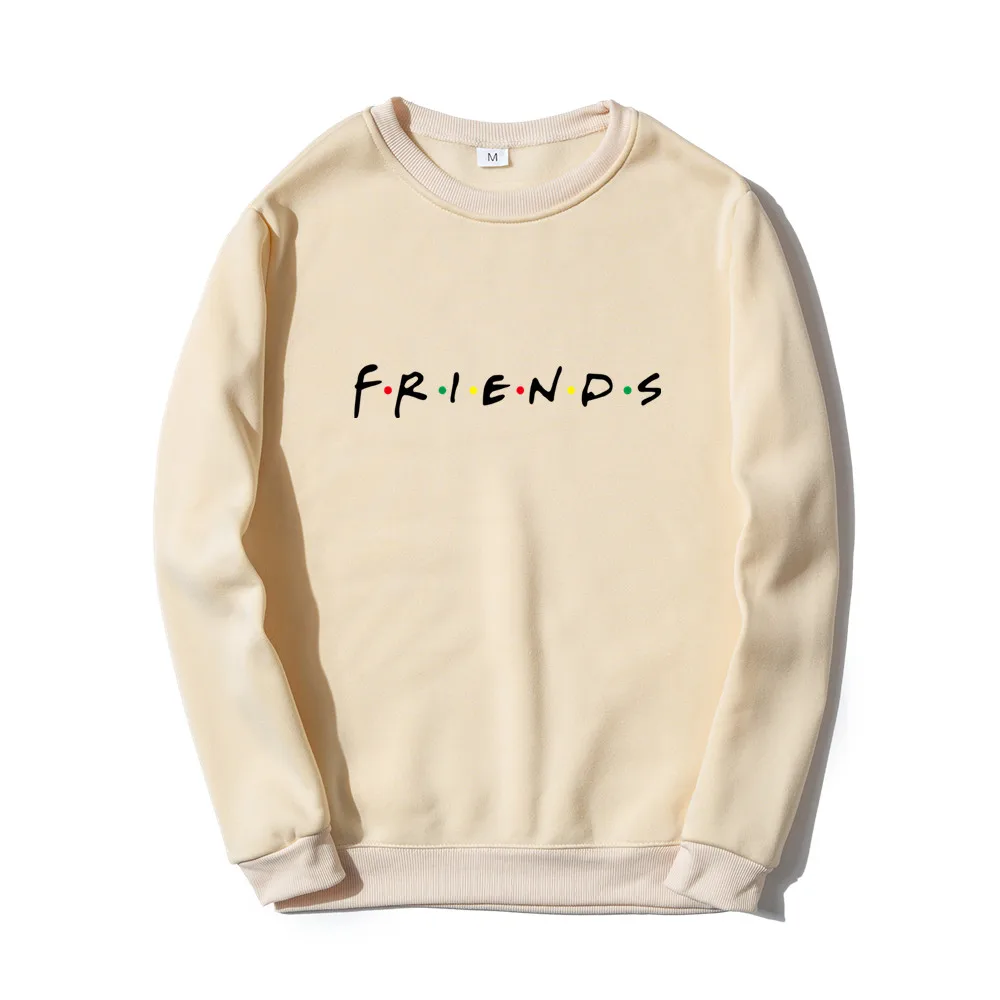 

Fashion Sweatshirt Men Womens Letters FRIENDS Print Long Sleeve Hoodie Sweatshirts Pullover hoody Tops Friends Harajuku Hoodies