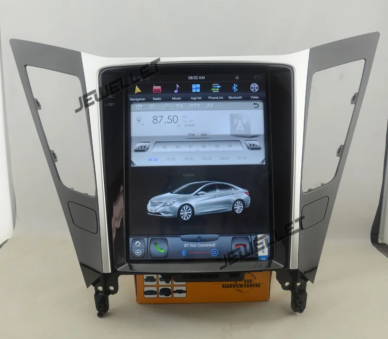 10 4 &quottesla стиль вертикальный экран android 9 0 шесть ядер автомобиля gps Радио Навигация