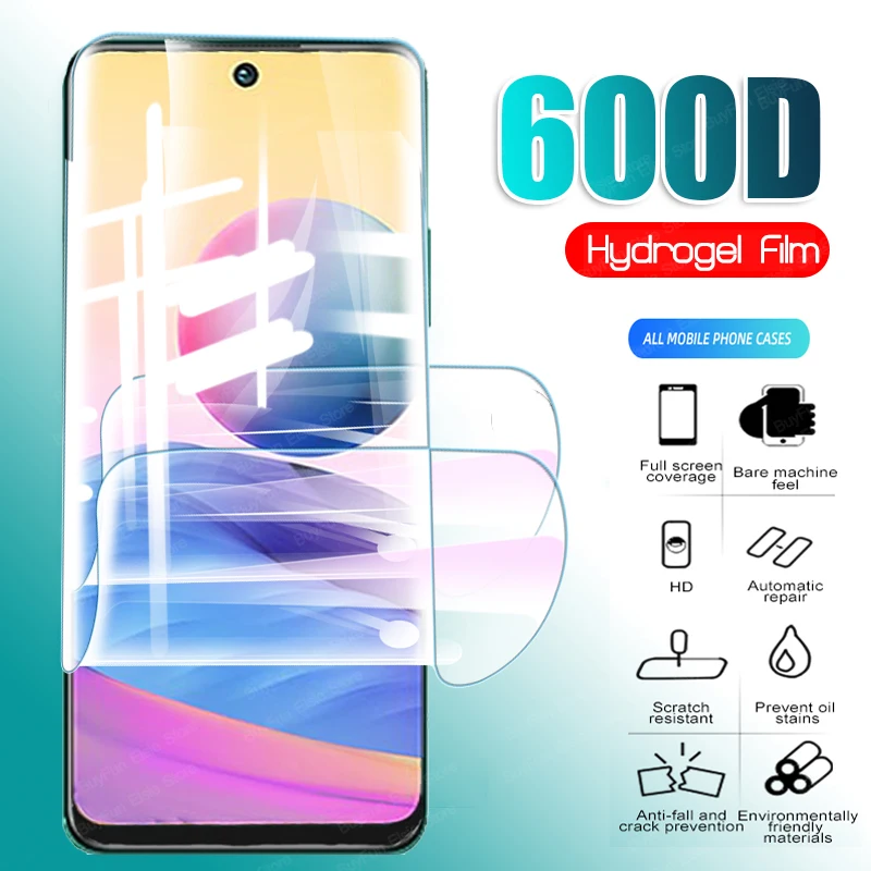 

Гидрогелевая пленка для Xiaomi Redmi Note 10 Pro, Защитная пленка для экрана Redmi Note 10S, не стекло, 2 шт./лот