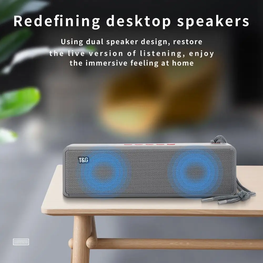 TG271 музыкальный центр портативная Bluetooth Беспроводная колонка сабвуфер компьютер