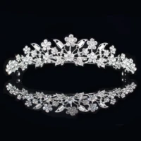 fashion bridal tiara crown bride headpiece crystal headbands women pageant prom hair ornaments wedding head jewelry accessories