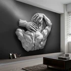 Фотообои Европейский Стиль 3D стерео релейная фигурка фрески черный и белый фон обои для гостиной Фреска