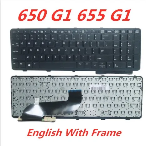 Ноутбук английская клавиатура для hp Probook 650 G1 655 G1/650 G2 655 G2 ноутбук замена раскладки клавиатуры - Цвет: English Version