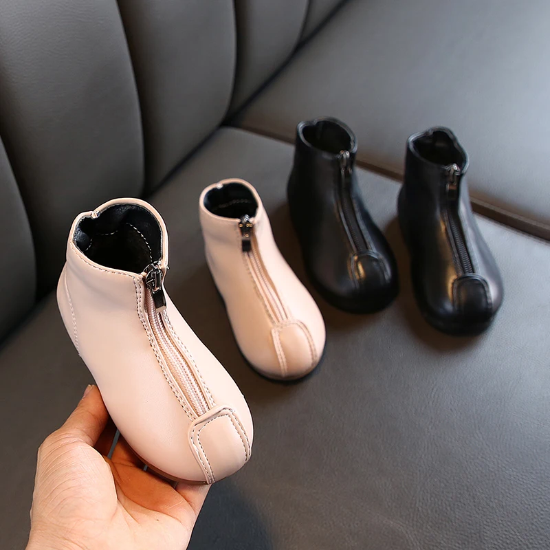 Детская обувь для девочек 2020 модные всесезонные ботинки детские теплые мягкие