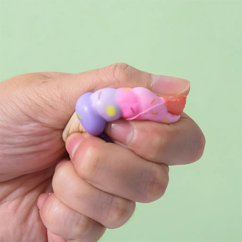 Kawaii восхитительное мороженое торт ароматический крем медленный Брелок Игрушка