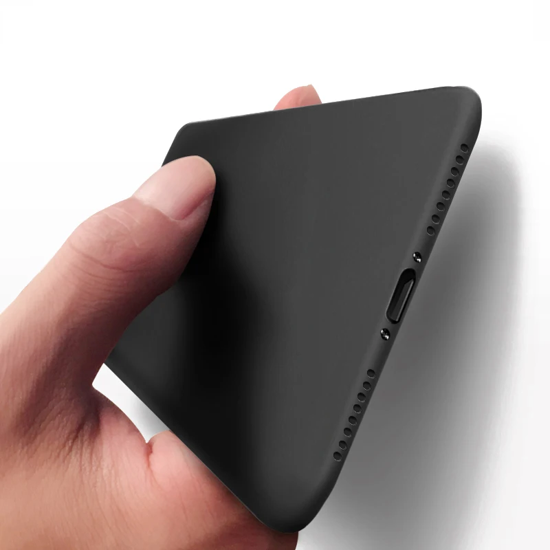 Ультра тонкая Матовая силиконовая крышка чехол для iPhone XR XS MAX X телефона 8 7 6 6s Plus 5 5S