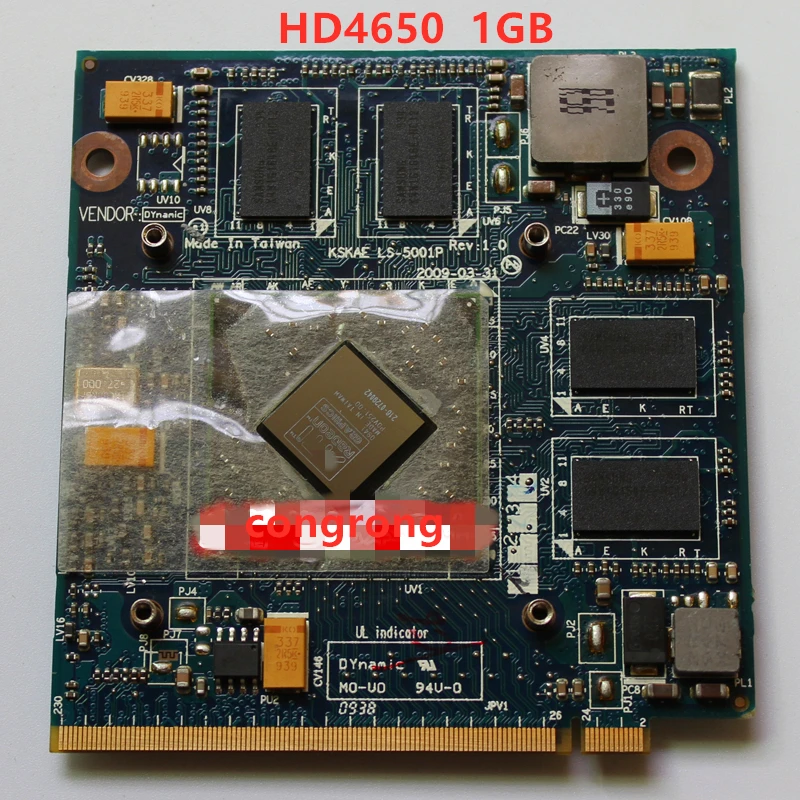Для Toshiba A500 L500 L550 VGA Видео карта HD4650 M96 DDR3 1G 216-0729042 KSKAE LS-5001P |