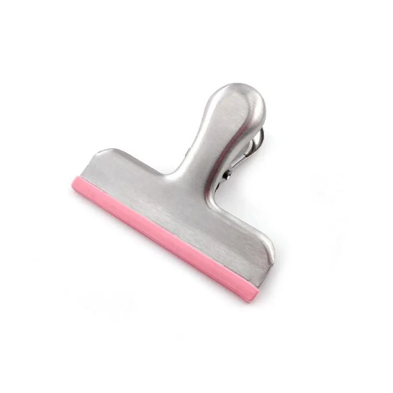 100pcs Household Food Snack Storage Seal Sealing Bag Clips Sealer Clamp Stainless Steel Kitchen | Дом и сад