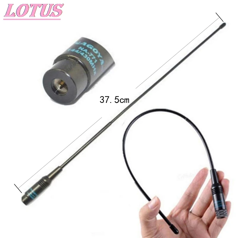 

1PC NA-771 SMA-Female Dual Band 10W Antenna For Baofeng UV 144/430Mhz 10W High-gain Antenna For Baofeng SAUS Hotsale