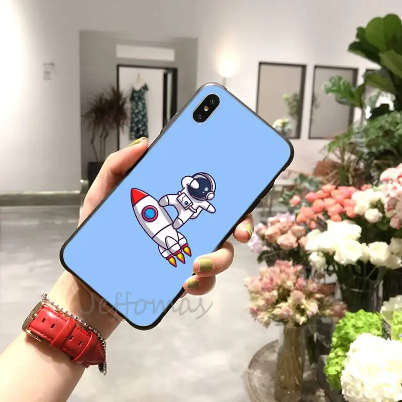 

Lovebay Creative Astronaut Shockproof Phone Case for iPhone 11 12 mini pro XS MAX 8 7 6 6S Plus X 5S SE 2020 XR