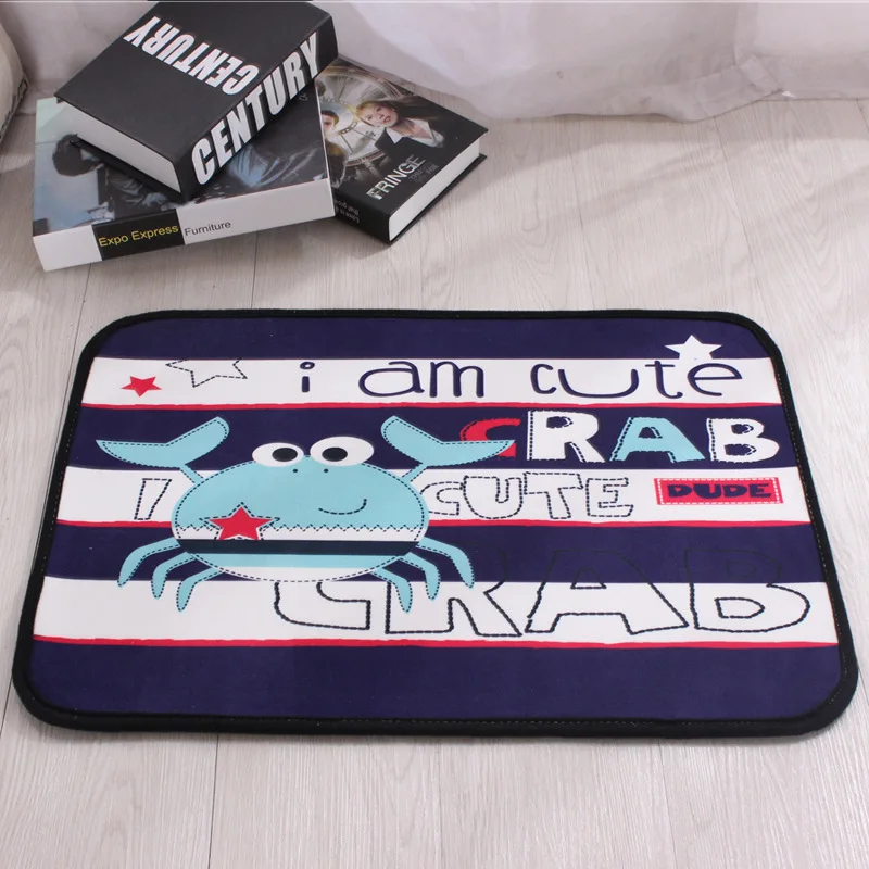 Cartoon Coffee Table Carpets Water Absorption Rug Set Mattress for Bathroom mat Bath Mats Floor Toilet Carpet | Дом и сад
