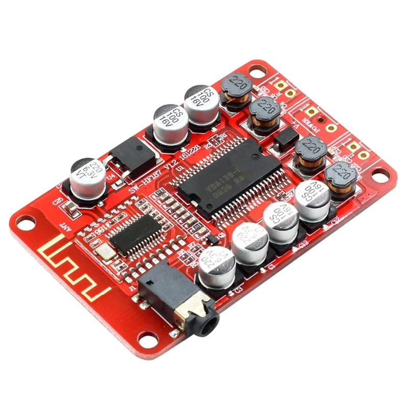 Yda138 Bluetooth цифровой 3 5 мм o класса D стерео 2 канала Усилитель мощности для Yamaha |