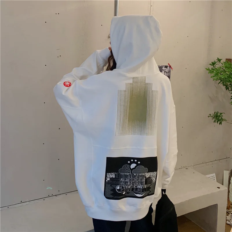 

Свободная вышитая ванная комната с капюшоном в Корейском стиле