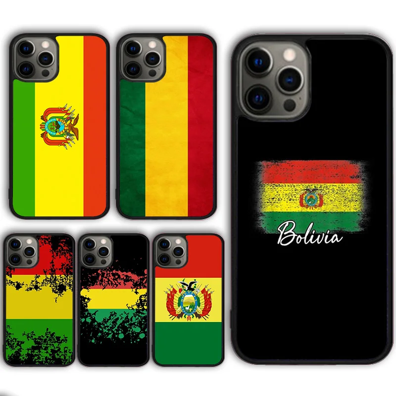 Чехол для телефона с флагом Боливии чехол iPhone 13 14 11 12 Mini Pro Max X XR XS 6 7 8 Plus SE2020 Samsung Galaxy